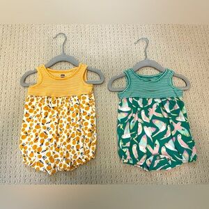 Tea Collection Summer Yellow Romper